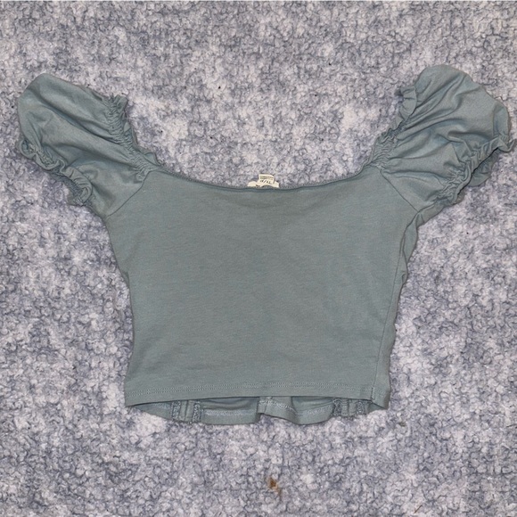 Garage Sage Green Synched Crop Top - Size XS - Picture 5 of 5